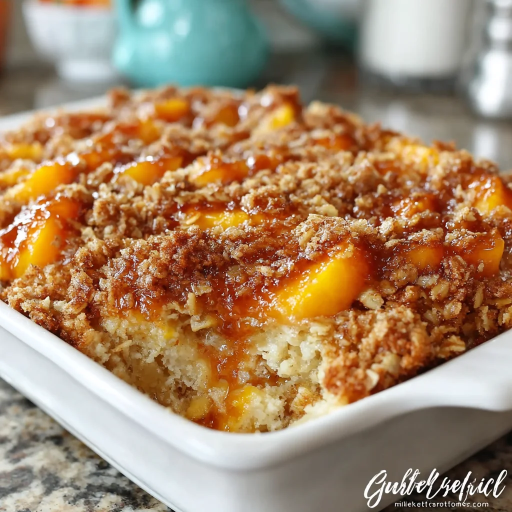 Peach Baked Oatmeal