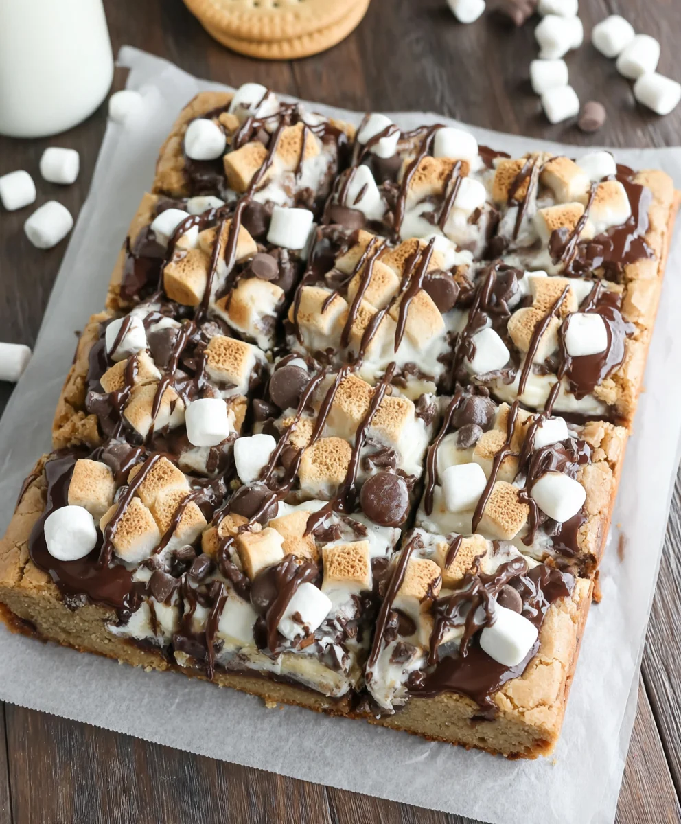 S’mores Cookie Bars: A Delicious Twist on a Classic Treat