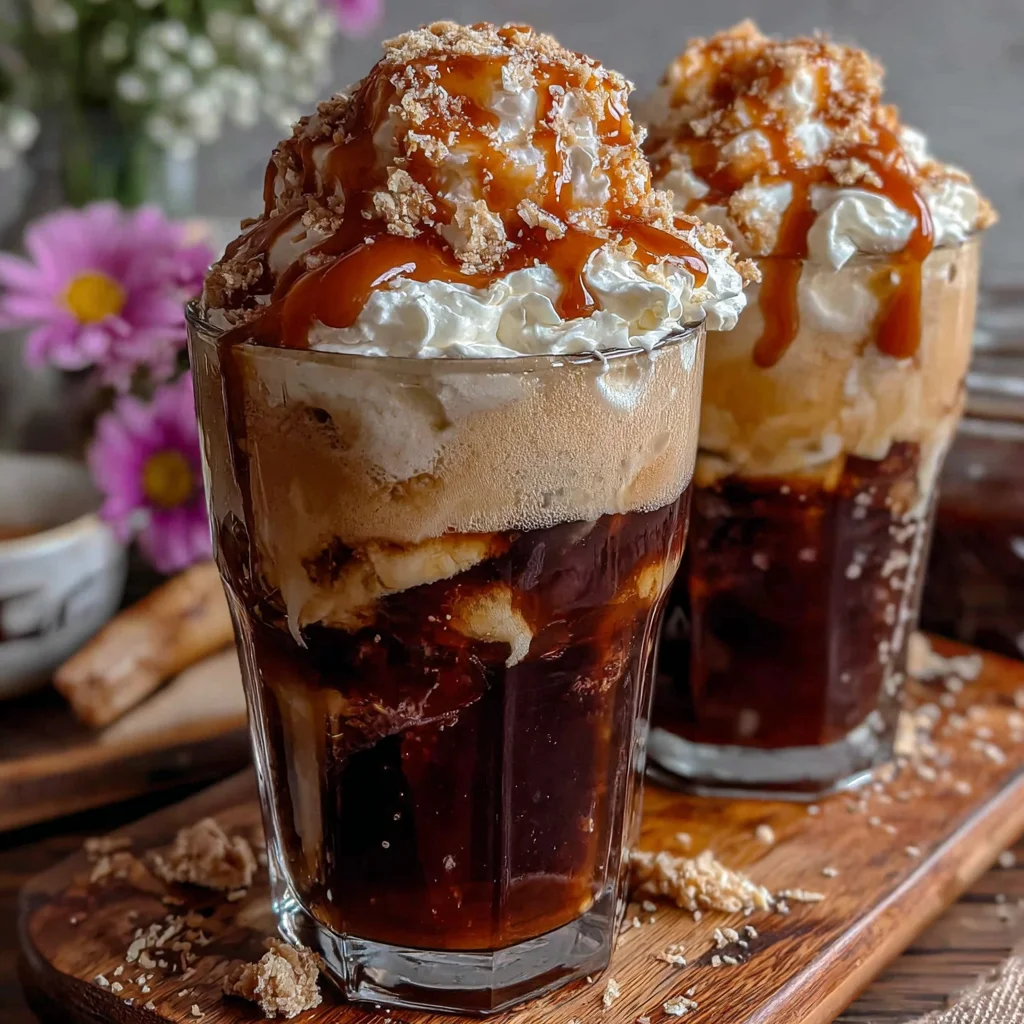 Fathers Day Cold Brew Float Recipe with Salted Caramel (Quick &amp; Easy!)