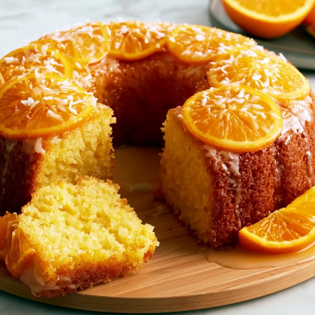 Glazed Orange Olive Oil Cake Recipe (Easy One Bowl Delight!)